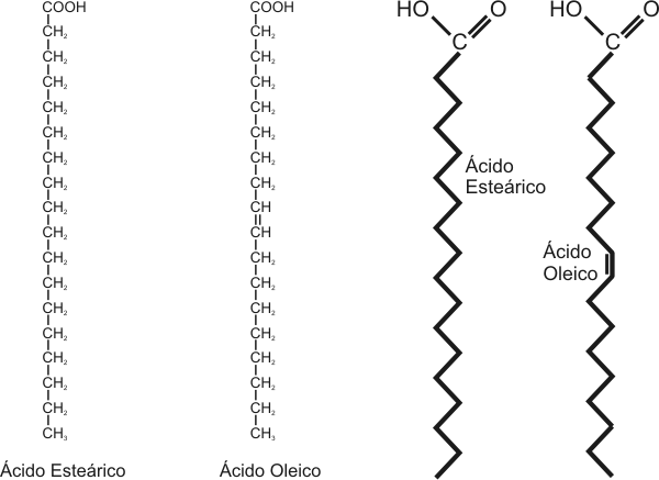 Fig. 2.13- Algunos ácidos grasos de importancia biológica