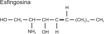 Fig. 2.18 - Fórmula de la Esfingosina