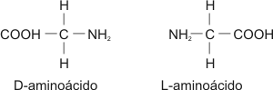 Fig. 2.52 - Fórmula general de los D y L-aminoácidos